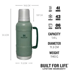 فلاسک آرتیسان استنلی مدل STANLEY THE ARTISAN THERMAL BOTTLE 1.4L