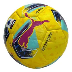 توپ پوما سری آ ایتالیا زرد رنگ دوختی اورجینال پاکستانی