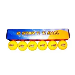 توپ پینگ پنگ DHS 2 Star 40mm نارنجی رنگ