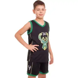 پیراهن و شورت بسکتبالی بچه گانه میلواکی باکس مشکی