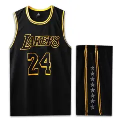 پیراهن شورت بسکتبالی لس آنجلس لیکرز مشکی شماره 24