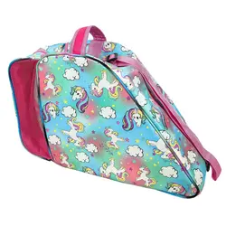 کیف اسکیت بچگانه حرفه ای | طرح یونیکورن فیروزه ای