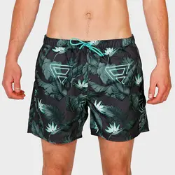 مایو مردانه برونتی مدل TASKER FLOWER AO CARRIBEAN GREEN