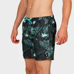 مایو مردانه برونتی مدل TASKER FLOWER AO CARRIBEAN GREEN