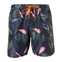 مایو مردانه برونتی مدل TASKER FLOWER AO MENS SHORT TITANIUM