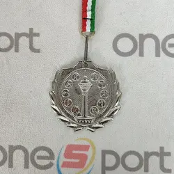 مدال نقره قهرمانی طرح برج میلاد