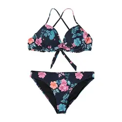 مایو زنانه برونتی مدل CURACAO WOMENS BIKINI SPACE BLUE