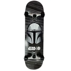 اسکیت برد کامل Element | طرح Star Wars Mandalorian Black