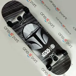 اسکیت برد کامل Element | طرح Star Wars Mandalorian Black