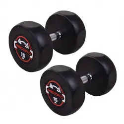 دمبل گرد رکورد 15 کیلوگرم