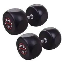 دمبل گرد رکورد 50 کیلوگرم