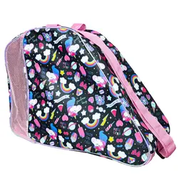 کیف اسکیت بچگانه حرفه ای | طرح یونیکورن و رنگین کمان