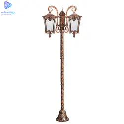 چراغ پارکی دو شاخه مدل کاسپین