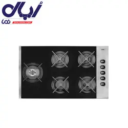 گاز صفحه ای استیل شیشه ای 522M کن