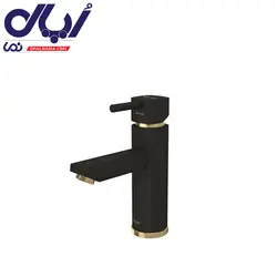 قیمت شیر روشویی یونیک مشکی طلا شودر- اپال نما