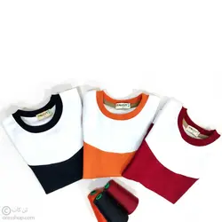 بلوز پسرانه تیکه هلالی نارنجی