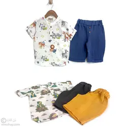 تیشرت شلوارک مجلسی حیوانات جنگل