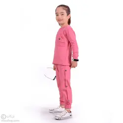 بلوز شلوار اسپرت دکمه دار