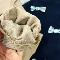 بلوز دخترانه پاپیون برجسته