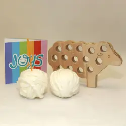 گسفند | گوسفند چوبی بافتنی