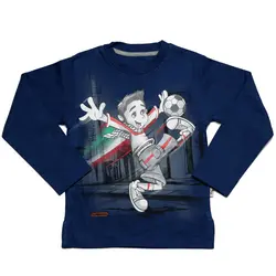 بلوز پسرانه طرح ورزش و تندرستی