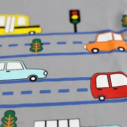 بلوز شلوار شهر پرترافیک طوسی