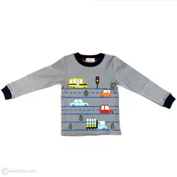 بلوز شلوار شهر پرترافیک طوسی