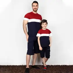 تیشرت شلوارک پسرانه فاستر زرشکی