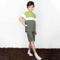 تیشرت شلوارک پسرانه فاستر سبز