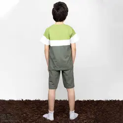 تیشرت شلوارک پسرانه فاستر سبز