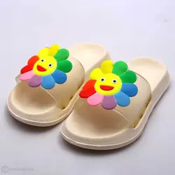 دمپایی دخترانه رنگین کمان کرم
