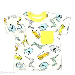 تیشرت شلوارک پسرانه حیوانات بامزه