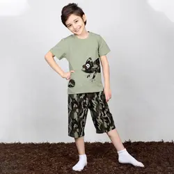 تیشرت شلوارک آفتاب پرست سبز (مدل کوپر)