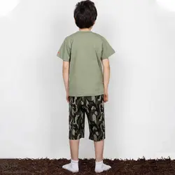 تیشرت شلوارک آفتاب پرست سبز (مدل کوپر)