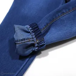 شلوار جین دخترانه گلدوزی شده