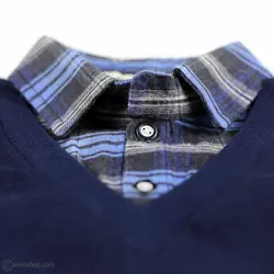 بلوز پسرانه دورس دویقه زرد یقه نساجی