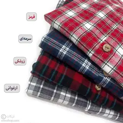 پیراهن چهارخانه پسرانه پشمی ضخیم