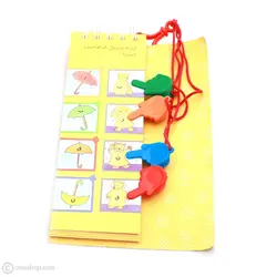 گیره انگشتی بازی با حروف الفبا