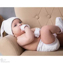 پاپوش نوزادی سفید برفی