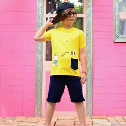 تیشرت شلوارک خرگوش بسکتبالیست زرد