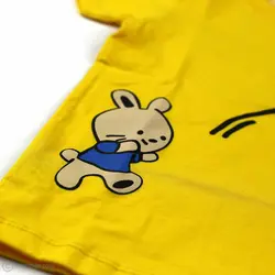 تیشرت شلوارک خرگوش بسکتبالیست زرد