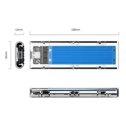 باکس M.2 SSD اوریکو مدل TCM2M-C3