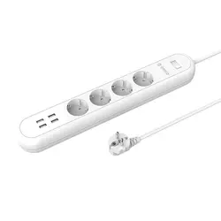 محافظ و چند راهی برق و شارژر ORICO ODE-4A4U-EU