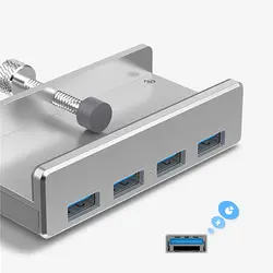 هاب USB 3.0 فلزی Clip Type مدل ORICO MH4PU - اوریکو ایران