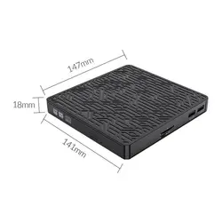 درایو DVD اکسترنال با کارت ریدر ORICO XD008