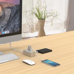 هاب فلزی 4 پورت USB3.0 آداپتوری ORICO A3H4-U3-V2 - اوریکو ایران