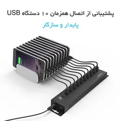 هاب USB صنعتی 10 پورت ORICO IH10P - اوریکو ایران