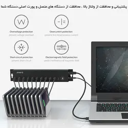 هاب USB صنعتی 10 پورت ORICO IH10P - اوریکو ایران