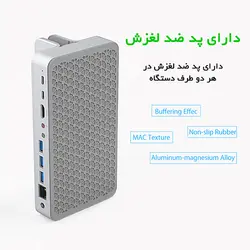 ایستگاه داک و تبدیل Type-C مدل ORICO ANS6 - اوریکو ایران