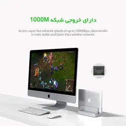 ایستگاه داک و تبدیل Type-C مدل ORICO ANS6 - اوریکو ایران